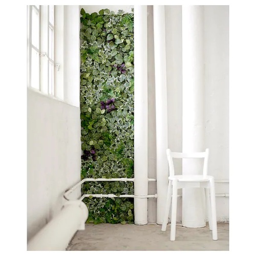 이케아 페이카 벽설치형 정사각형 잔디 잎 26 X 26(cm) 인테리어 조화 인조 야외 실내