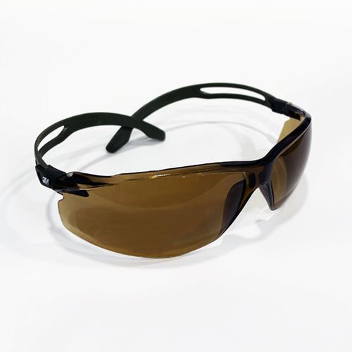 3M SF505SGAF 브라운 보안경 눈보호 선글라스 자외선차단 김서림방지 라이딩 레저