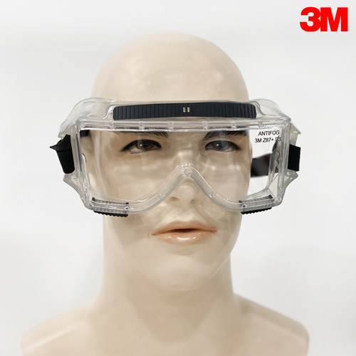 3M 보안경 눈 보호 454AF 김서림방지 OTG 고글 안경위착용 간접통풍