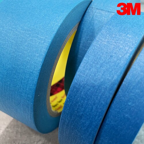 3M 마스킹 테이프 303SB 블루 40M 종이 페인팅 도색 보양 시공 인테리어 도장 24mm 1개