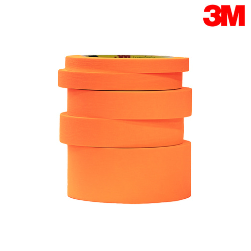 3M 마스킹 테이프 303SO 오렌지 40M 종이 페인팅 도색 보양 시공 인테리어 도장 48mm 1개