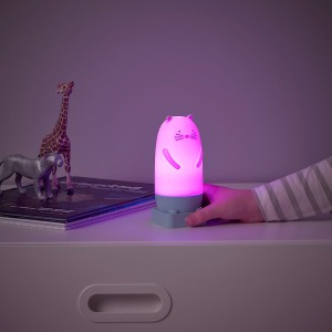 이케아 물개 모양 LED 무드등 수면등 멀티컬러 15cm 어린이방 인테리어 904.691.49