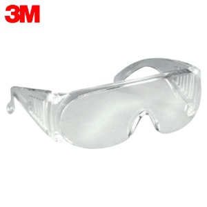 3M 보안경 1611 이마 보호 안경 겸착용 눈보호 투명