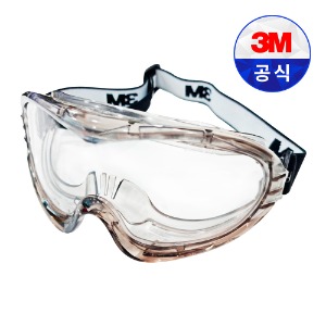 3M 투명 40654 PLUS A 김서림방지 보안경 눈 보호 고글 자외선 차단