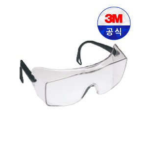 3M 보안경 OX2000 안경위착용 OTG 투명 눈보호 다리길이조절 벌초 라이딩 실험