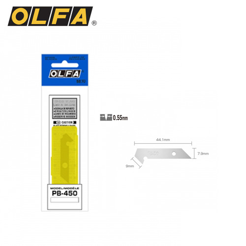 OLFA 올파 아크릴 소형 커터 컷터 칼 PC-S 리필 칼날 PB-450 플라스틱 절단