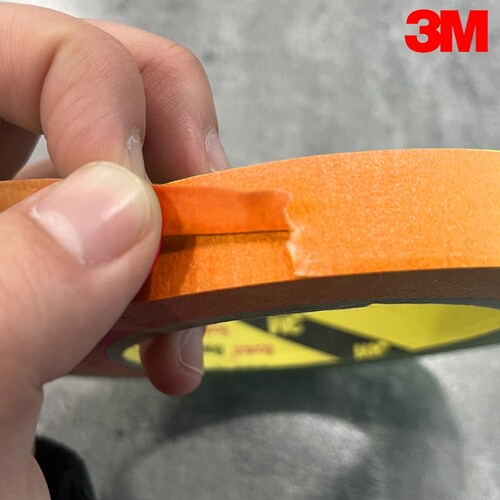 3M 마스킹 테이프 303SO 오렌지 40M 종이 페인팅 도색 보양 시공 인테리어 도장 15mm 6개